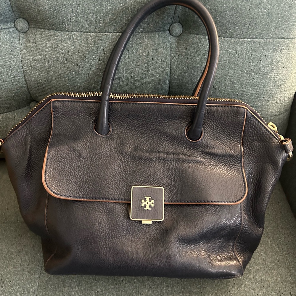 Tory Burch Navy Blue Bag
